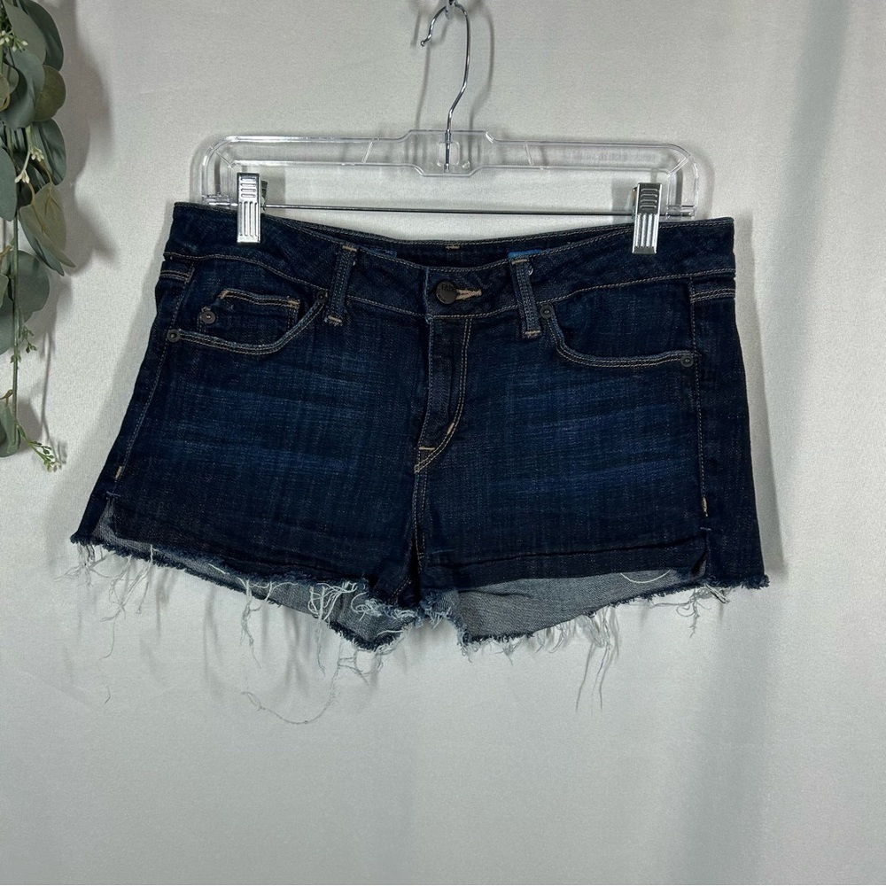 Fade To Blue | Cut Off Jean Shorts Dark Wash Blue Denim Women’s Size 31